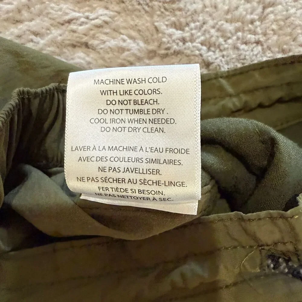LCKR Olive Green Cargo Jogger Women’s Pants‎ Size L Outdoor Pockets